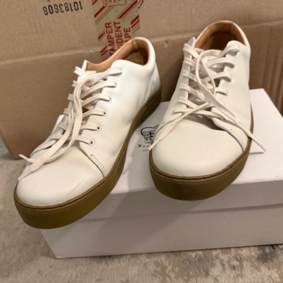 Crown Northampton - Overstone Derby - All White Calf Leather - Picture 6 of 7